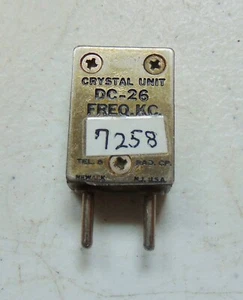 Radio militaire amateur 7258 KC 40 mètres FT-243 vintage cristal quartz - Photo 1/2