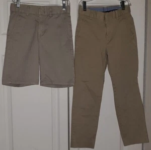 School Uniform Boys Size 8 Pant & Short Lot of 2 - Picture 1 of 12