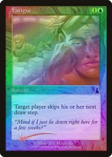 Fatigue FOIL Urza's Destiny HEAVILY PLD Blue Common MAGIC MTG CARD ABUGames