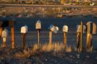 Roadside Rural Mailboxes Barstow California Photo Art Print Poster 24x36 inch