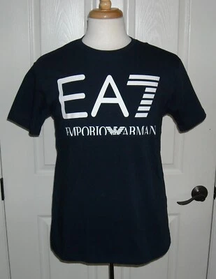 NUEVO CON ETIQUETAS Camiseta Para Hombre Emporio Armani EA7 Manga Corta Talla XL Color Azul Marino Foto 1 de 4