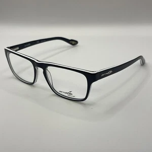 Arnette Eyeglasses Frames MOD.7050 1097 Blue White Square Full Rim 52-17-135 - Picture 1 of 14