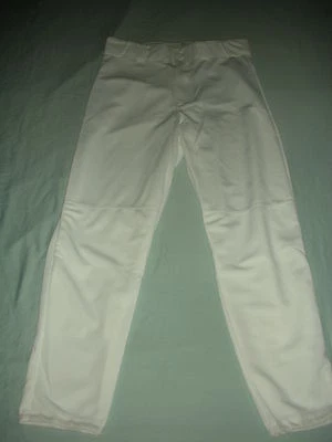 NUEVOS PANTALONES DE BÉISBOL MAJESTUOSOS PARA NIÑO, TALLA JUVENIL PEQUEÑA (12), ENTREPIERNA 24", BLANCOS Foto 1 de 4