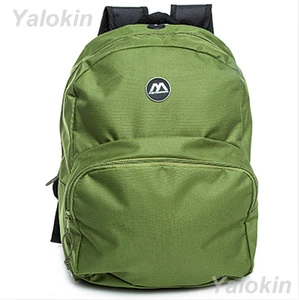NEW Green Lightweight Unisex Compact Size Fashion Backpack Shoulder Book Bag - Picture 1 of 5