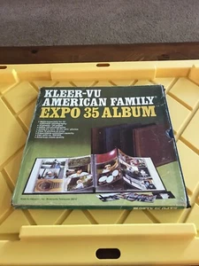 Kleer-Vu American Family Expo 35 Album Holds 120 3.5X3.5" to 3.5X5.25" 10-sheets - Picture 1 of 10