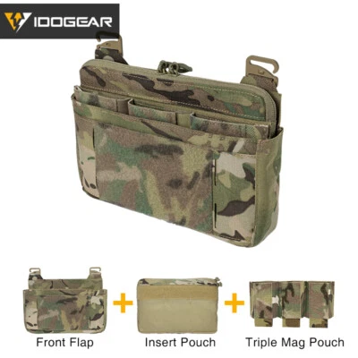 IDOGEAR Tactical DOPE Front Flap Pouch w/ Mag Pouch Kangaroo Pocket Full Verson - Image 1 of 4