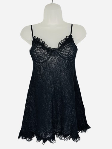 UNDERCOVER Victoria’s Secret Mini Slip Lingerie Taglia S Pizzo Ruffles Coquette Fairy