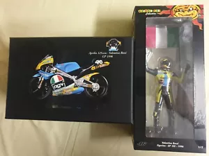 1/12 Minichamps Valentino Rossi 1996 Aprilia bike and figurine - Picture 1 of 6