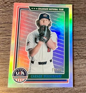 Carson Whisenhunt 2022 Panini Stars & Stripes USA Baseball HOLO BLUE #'d /60 - Bild 1 von 2
