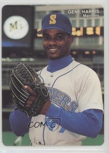 1990 Mother's Cookies Seattle Mariners Stadium Giveaway Gene Harris #15