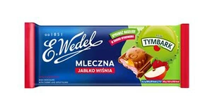 🍫 WEDEL x TYMBARK - HUGE CHOCOLATE - 289G - APPLE & CHERRY LIQUID FILLING 🍫 - Picture 1 of 1
