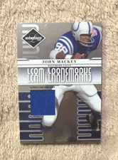 2008 Leaf Limited Team Trademarks #T-11 John Mackey Jsy 50/100 !!!