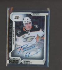 2018-19 O-Pee-Chee Platinum Rookie Autographs #RTT Troy Terry