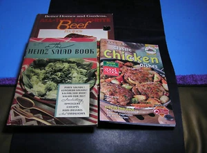 Vtg. Classic Chicken Dishes, BHG All-time Favorite Beef , The Heinz Salad Book - Imagen 1 de 12