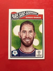 Topps Living Set Ucl Sergio Ramos Paris Saint Germain #355 Mint Carte - Imagen 1 de 2