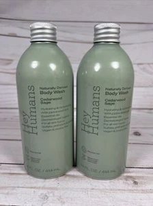 Hey Humans Cedarwood Sage Body Wash Naturally Derived 14oz (2 Pack) - Picture 1 of 4