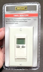 Defiant Indoor In-Wall 7-Day Astronomical Digital Timer 15a 125v 1001-047-703 - Picture 1 of 5