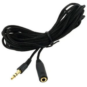 5M 3-5mm Stereo Headphone Audio Extension Cable- Lead Male Female to N8F9 - Picture 1 of 9