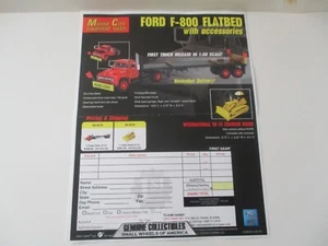 First Gear FORD F-800 TRACTOR+FLATBED+ACCESSORIES COLOR ORDER FORM - Picture 1 of 1