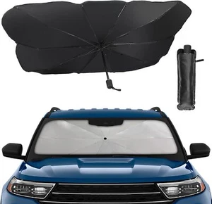 Car Windshield Sunshade Foldable UV Umbrella Front Window Cover Visor Sun Shade - Picture 1 of 7