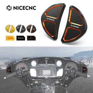 For Harley Street Glide CVO FLHXSE 2015-2022 Fairing Mirror Hole Plugs Covers - Picture 1 of 16