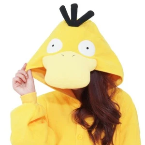 SAZAC Pokemon Psyduck  Kigurumi  Cosplay Costume Halloween One Size Adult  Japan - Picture 1 of 7