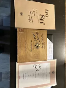 SIGNED Avo Uvezian L.E. 07 Cigar Dinner, AVO 80th Cigar Dinner Signed Cigar Box - Picture 1 of 9