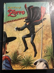 Walt Disney's Zorro, Authorized Edition, 1958 Whitman HC - Imagen 1 de 6