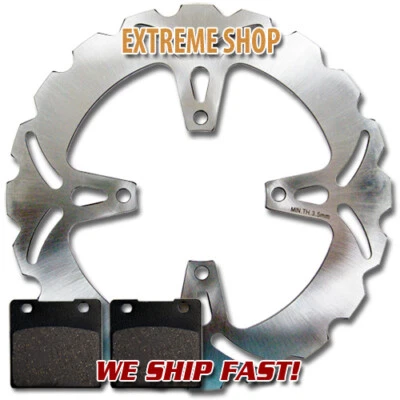 Rotor trasero + pastillas de freno para Suzuki GSF400 Bandit (1989-1995) GSX600 Katana (88-97) Foto 1 de 2