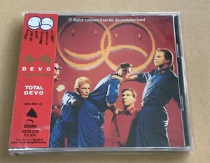 Devo Total Devo Extremely Rare 1st Edition Japanese PROMO CD +OBI & Lyrics 1988 - Picture 1 of 6