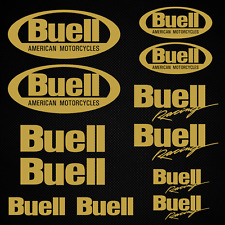 Buell sticker set american motorcycles tank helmet vinyl decal ORACAL