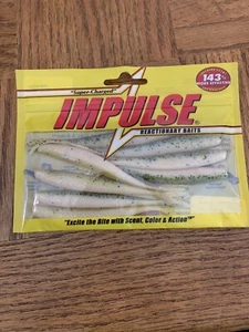 Impulse ReactionaryBaits #IBSM4-110 4" Smelt Minnow Chartreuse Shad-1pk of 8pcs - Picture 1 of 5