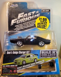 2016 Jada Fast & Furious Dom's Dodge Charger R/T Build N' Collect DieCast HTF! - Picture 1 of 2