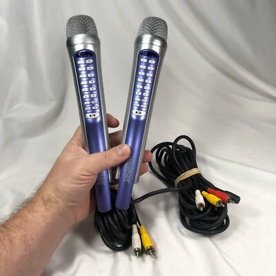 Two (2) LeadSinger Karaoke Microphones LS-2100 Only - No Power Cords *Untested* - Image 1 of 4