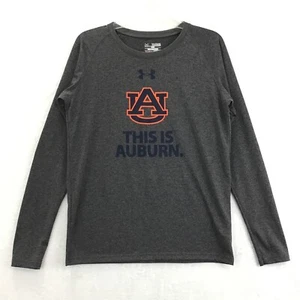 Auburn University NCAA / Under Armour UA Heat Gear Long Sleeve Shirt / Youth XL - Picture 1 of 8