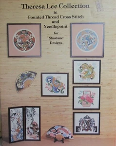 Libro Dragón Placa Ming Colección Theresa Lee Punto de Cruz Contado MOTIVOS ASIÁTICOS - Imagen 1 de 3