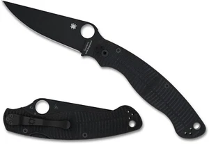 Spyderco Military 2, Black G-10, CPM MAGNACUT Black Blade, Plain Edge C36GMCBKP2 - Bild 1 von 3