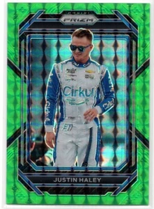 2023 Prizm Nascar Racing Justin Haley Reactive Green /249 #89 no 89 - Picture 1 of 2