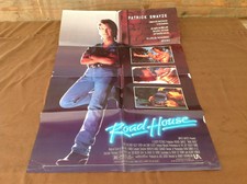 1989 Road House Original Movie House Full Sheet Poster