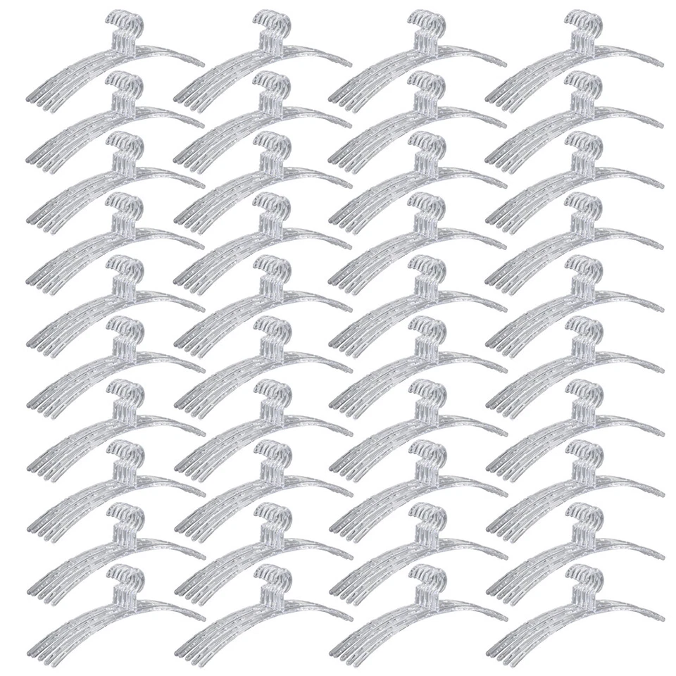 5x Wenko Kunststoff Kleiderbügel Typ Bubble Transparent Ø1 2 cm / 46 cm lang