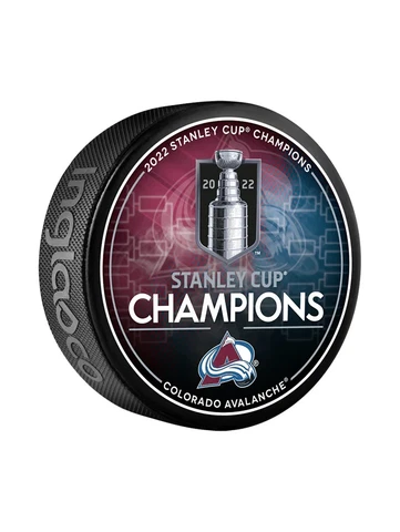 2022 Colorado Avalanche Stanley Cup Final Champions Souvenir Hockey Puck Cover