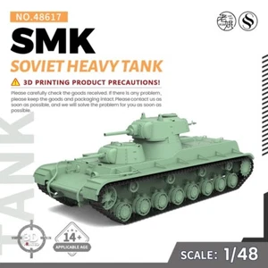 SSMODEL 617 1/48 Kit Modelo Militar Soviético SMK Tanque Pesado JUEGOS - Imagen 1 de 5