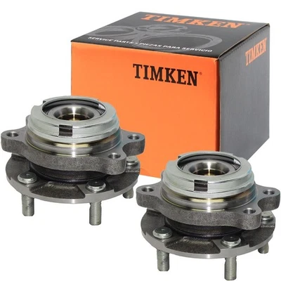 TIMKEN Rear Wheel Hub Bearing Set For Nissan Altima Maxima Pathfinder 13-10 5Lug - Imagem 1 de 4