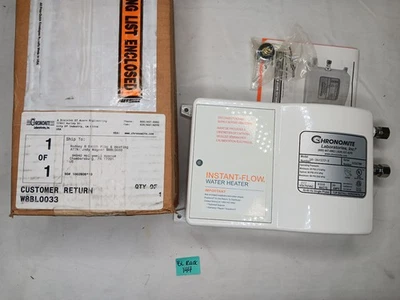 Chronomite Sr-30/277 Htr-I 277Vac, 30 Amperios, Ambos Calentador de Agua Eléctrico Sin Tanque Foto 1 de 4