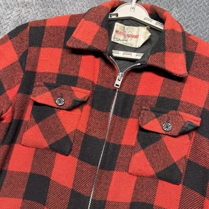 VTG Weatherguard by Shane Buffalo Plaid Wool Jacket M Hunting Quilted Lining USA - Picture 1 of 13