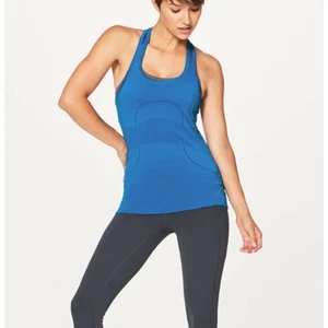 Lululemon Swiftly Tech Damen-Racerback hüftlang in Amalfiblau Größe 6 - Bild 1 von 6