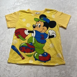 Vintage Mickey Mouse Disney Resort Tokyo Shirt Gr. LL Allover Print Exclusive - Bild 1 von 8