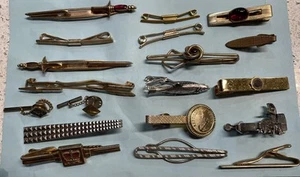 Cravatte vintage clip e pinze oltre 19 vari accessori uomo - Foto 1 di 5