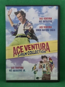 Ace Ventura 3-Film Collection Triple DVD Set FAST SHIPPING Starring Jim Carrey - Imagen 1 de 2