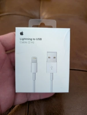 Apple 2m Lightning to USB Charging Cable - White - Image 1 of 3